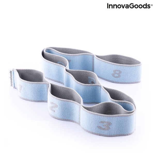 Elastický pás (fitness) na strečing s návodom na cvičenie Stort InnovaGoods