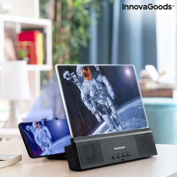 Zosilňovač obrazovky mobilného telefónu s reproduktorom Mobimax InnovaGoods