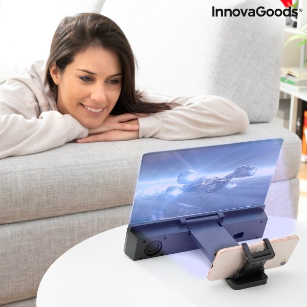 Zosilňovač obrazovky mobilného telefónu s reproduktorom Mobimax InnovaGoods