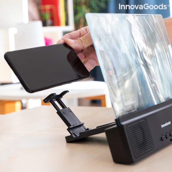 Zosilňovač obrazovky mobilného telefónu s reproduktorom Mobimax InnovaGoods