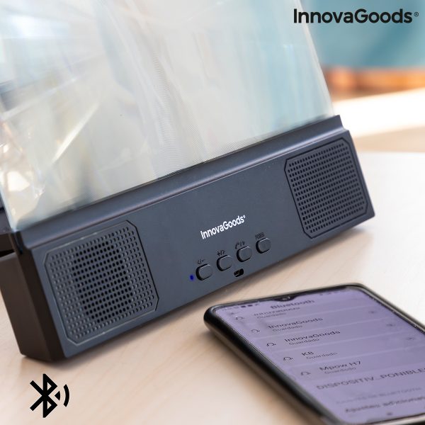 Zosilňovač obrazovky mobilného telefónu s reproduktorom Mobimax InnovaGoods