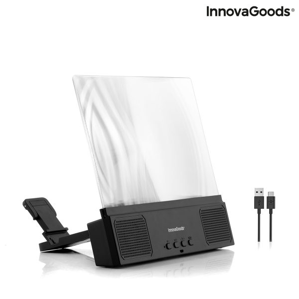 Zosilňovač obrazovky mobilného telefónu s reproduktorom Mobimax InnovaGoods