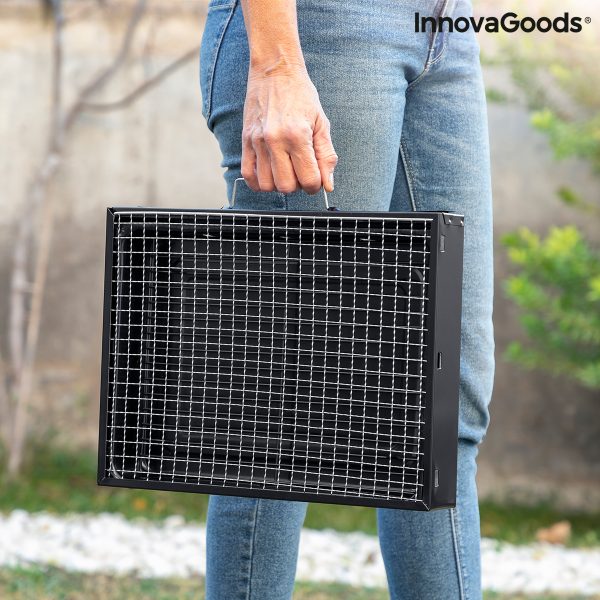 Prenosný skladací gril na drevené uhlie BearBQ InnovaGoods