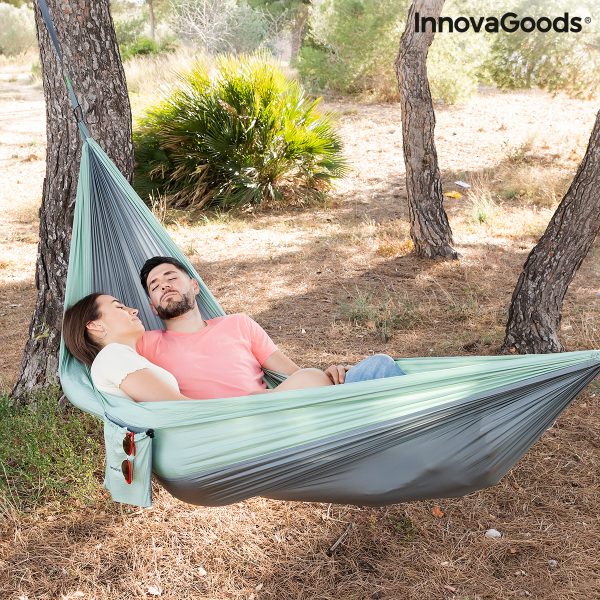 Dvojitá hojdacia sieť na kempovanie Rewong InnovaGoods