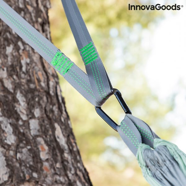 Dvojitá hojdacia sieť na kempovanie Rewong InnovaGoods