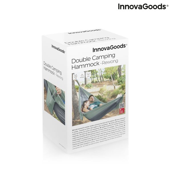 Dvojitá hojdacia sieť na kempovanie Rewong InnovaGoods