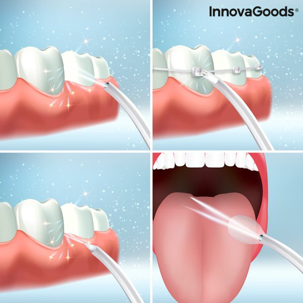 Prenosný nabíjateľný ústny irigátor Denter InnovaGoods