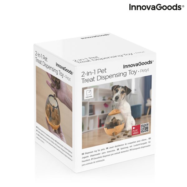 Hračka s dávkovačom krmiva 2 v 1 pre domácich miláčikov Petyt InnovaGoods