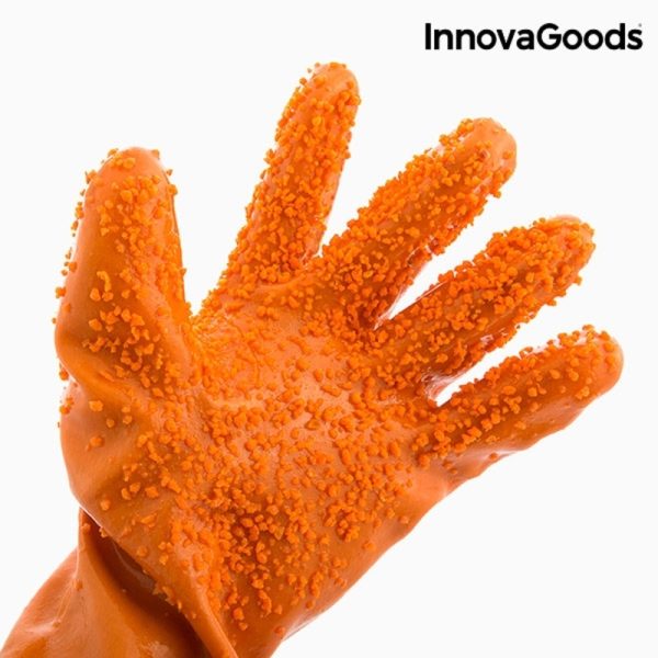 Rukavice na Čistenie a Lúpanie Ovocia a Zeleniny Gloveg InnovaGoods
