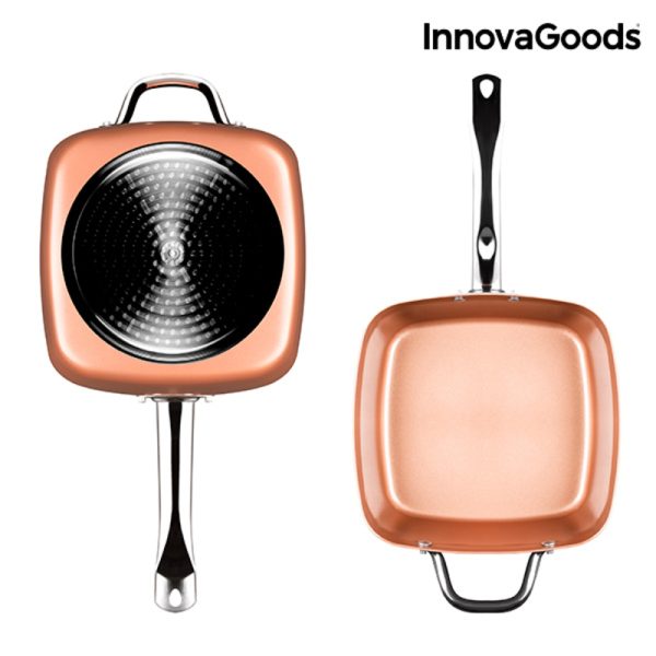 Univerzálny Set s Panvicou 5 v 1 Copper Coppans InnovaGoods 4 Kusy