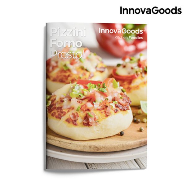 Elektrická Rúra na Mini Pizze s Knihou Receptov Presto! InnovaGoods 700W Červeno-čierna