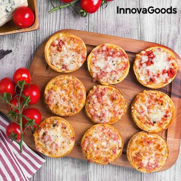 Elektrická Rúra na Mini Pizze s Knihou Receptov Presto! InnovaGoods 700W Červeno-čierna