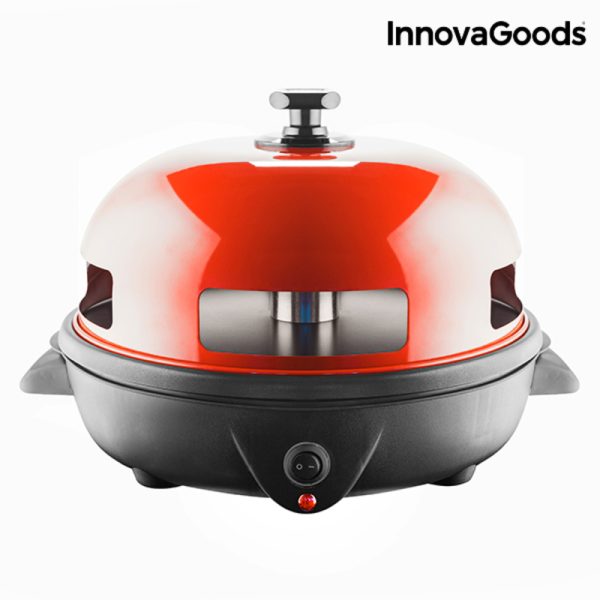 Elektrická Rúra na Mini Pizze s Knihou Receptov Presto! InnovaGoods 700W Červeno-čierna