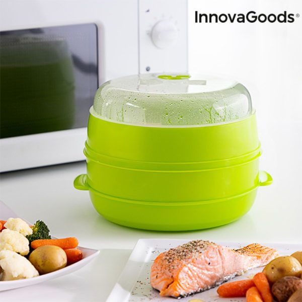 Dvojitý Naparovač do Mikrovlnnej Rúry Codowave InnovaGoods