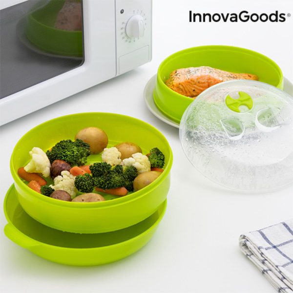 Dvojitý Naparovač do Mikrovlnnej Rúry Codowave InnovaGoods