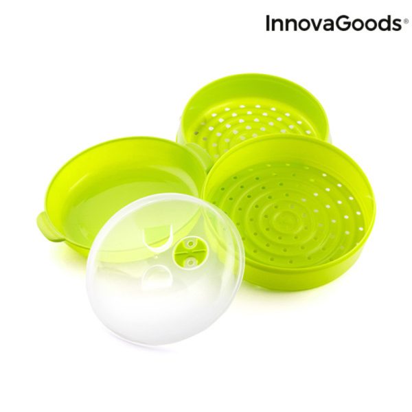 Dvojitý Naparovač do Mikrovlnnej Rúry Codowave InnovaGoods