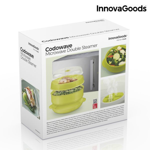 Dvojitý Naparovač do Mikrovlnnej Rúry Codowave InnovaGoods