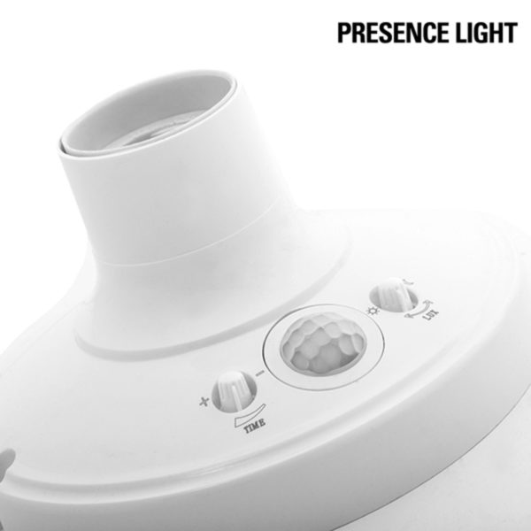 Objímka na Žiarovky s Pohybovým Snímačom Presence Light