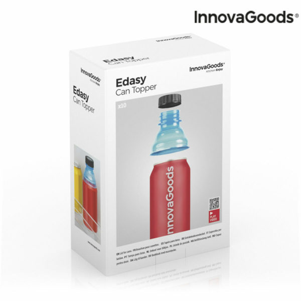 Uzávery na Plechovky Edasy InnovaGoods 10 kusov