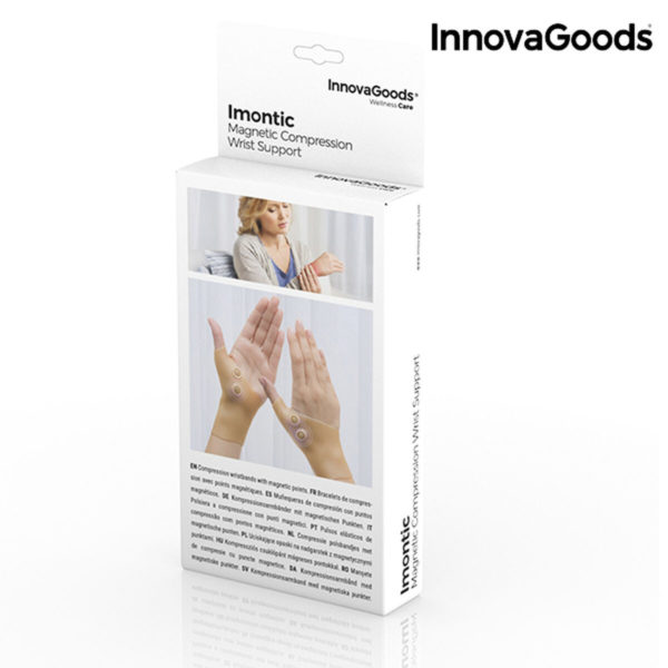 Kompresné Bandáže na Zápästie s Magnetickými Bodmi Imontic InnovaGoods 2 kusov